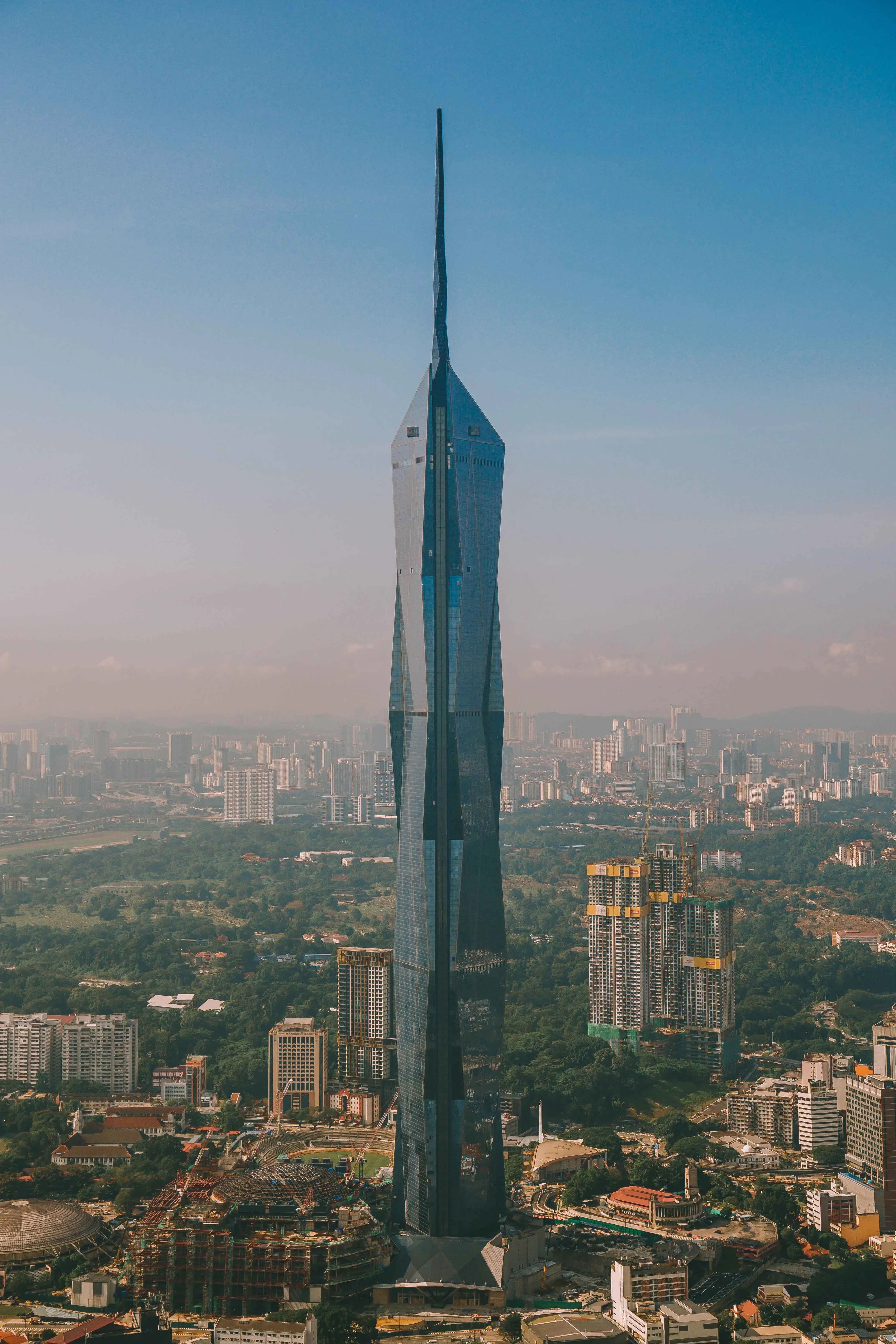 Soft morning light across Kuala Lumpur