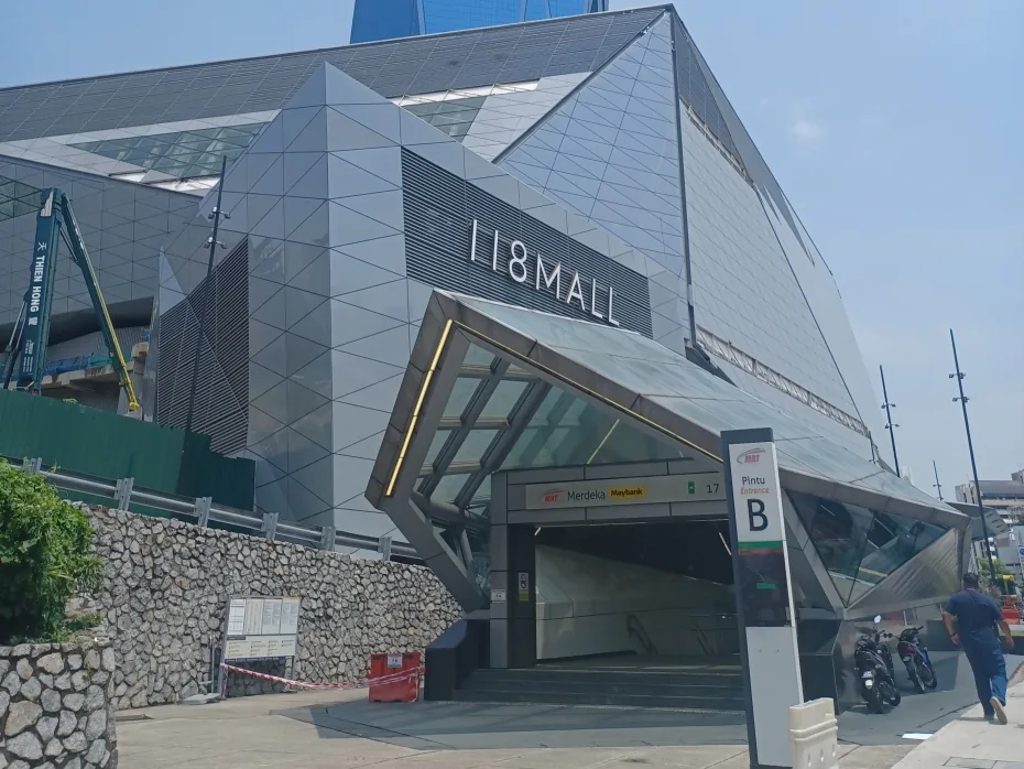 118 Mall entrance in the Merdeka 118 precinct